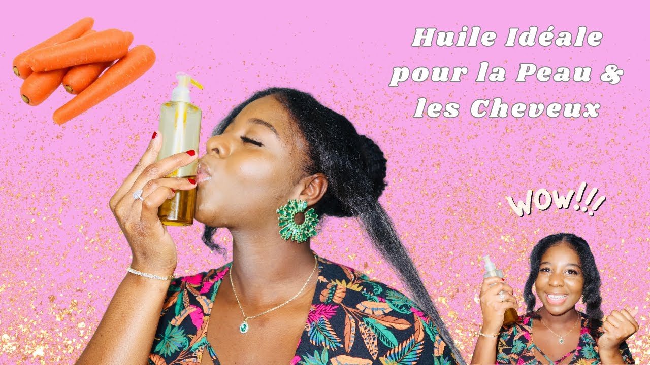 Recette efficace de l'huile de carotte maison pour les cheveux secs et une peau éclatante