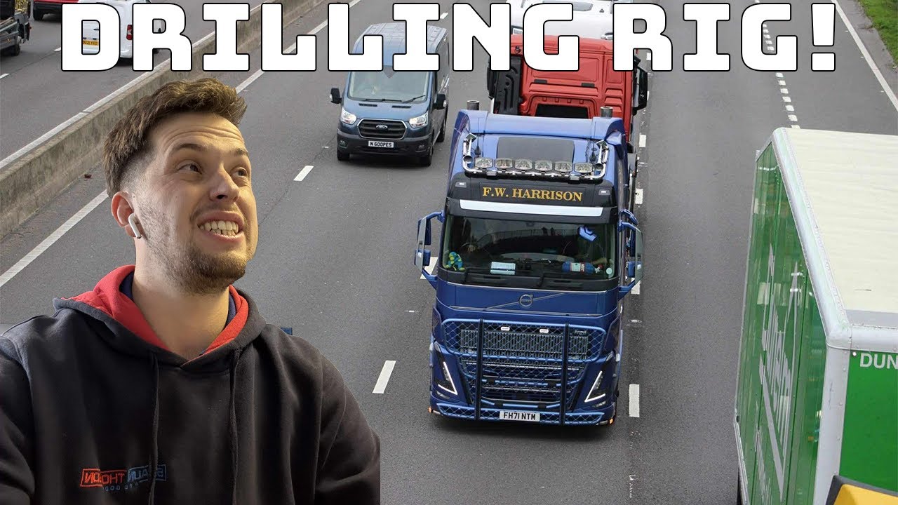 Transporting a Drilling Rig in the VOLVO FH16 750