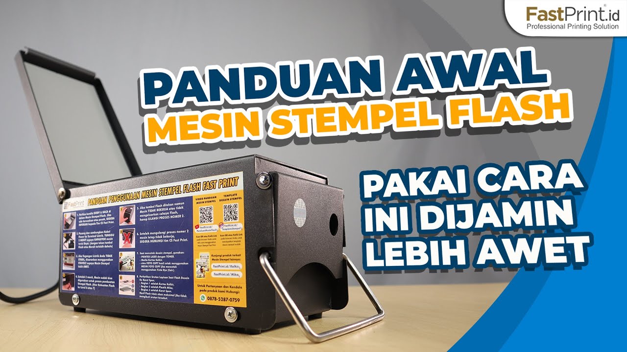 Tips & Trik Fast Print Mesin Stempel Flash Awet!!