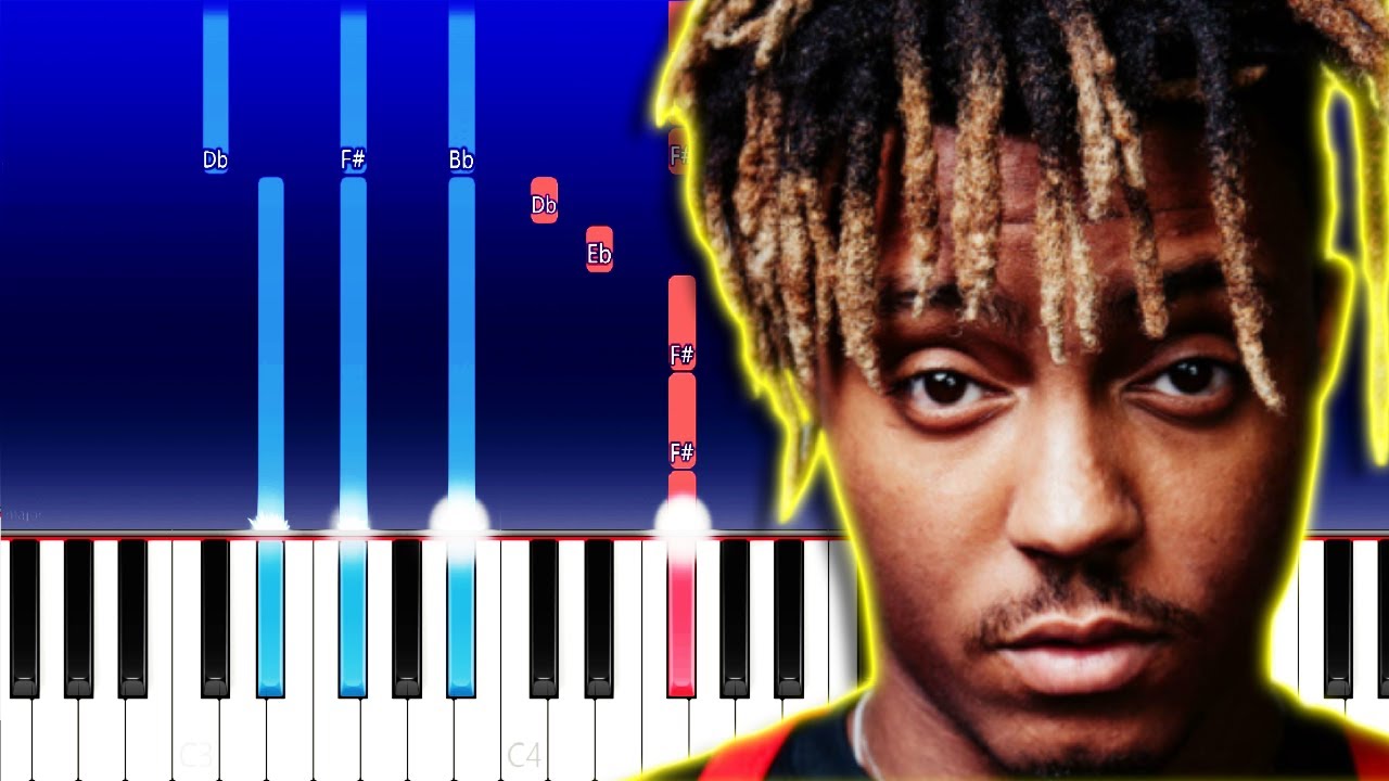 Juice WRLD Speaks From Heaven (OUTRO) (Piano Tutorial) Extended