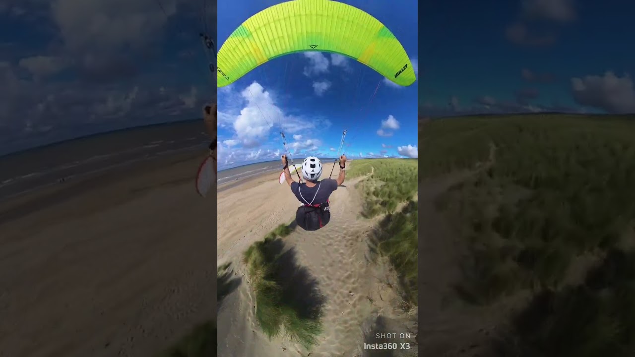 Testing the flow mullet 20m2 at the Dutch dunes.  09.09.2024