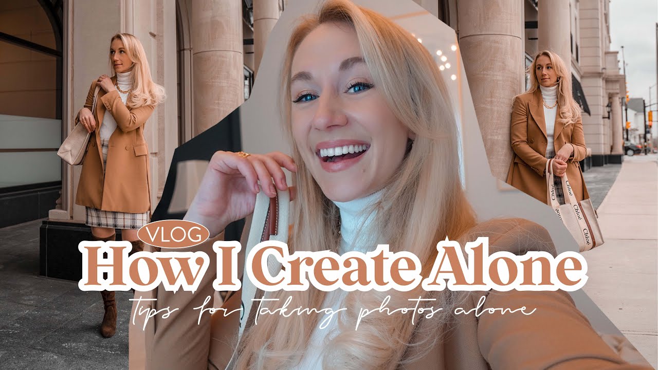 How I Take Instagram Photos Alone | VLOGMAS