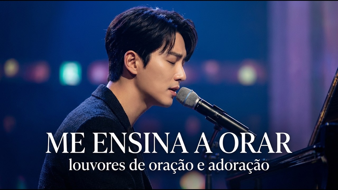 ME ENSINA A ORAR / Louvores Que Tocam o Coração / Oração Cantada / 4k