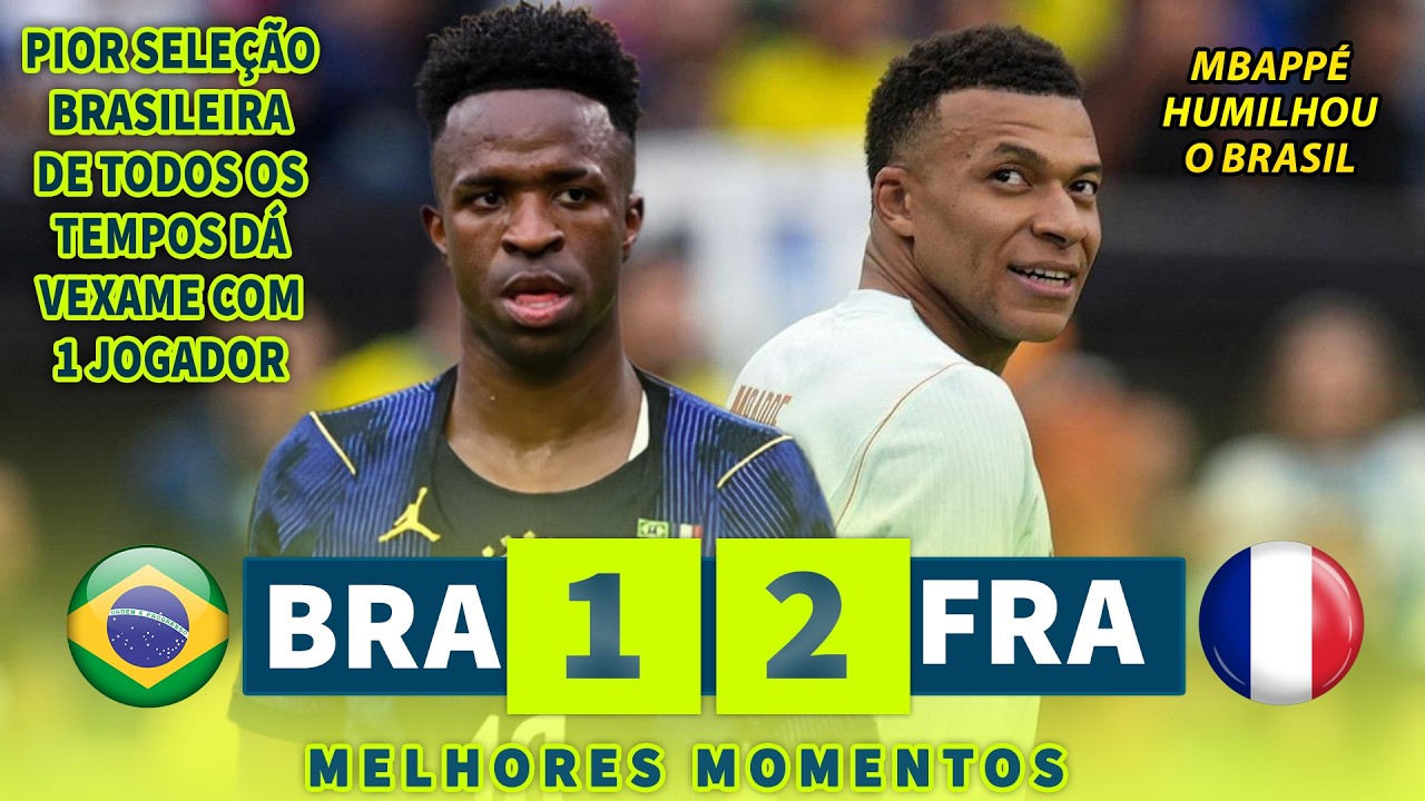 SELE&Ccedil;&Atilde;O BRASILEIRA D&Aacute; VEXAME E &Eacute; HUMILHADA COM 1 JOGADOR A MAIS PARA FAVORITA AO T&Iacute;TULO DA COPA