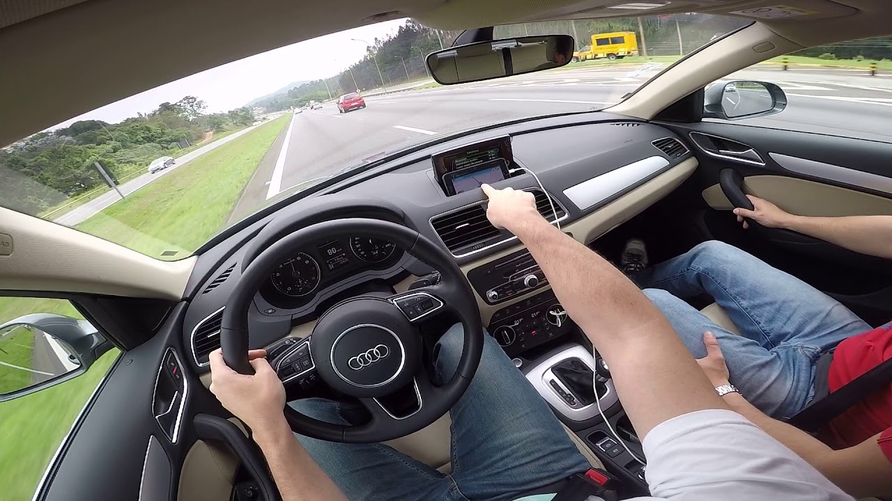 Audi Q3 1.4 TURBO TFSI DSG | Teste em Rodovia | Test Drive Onboard POV GoPro