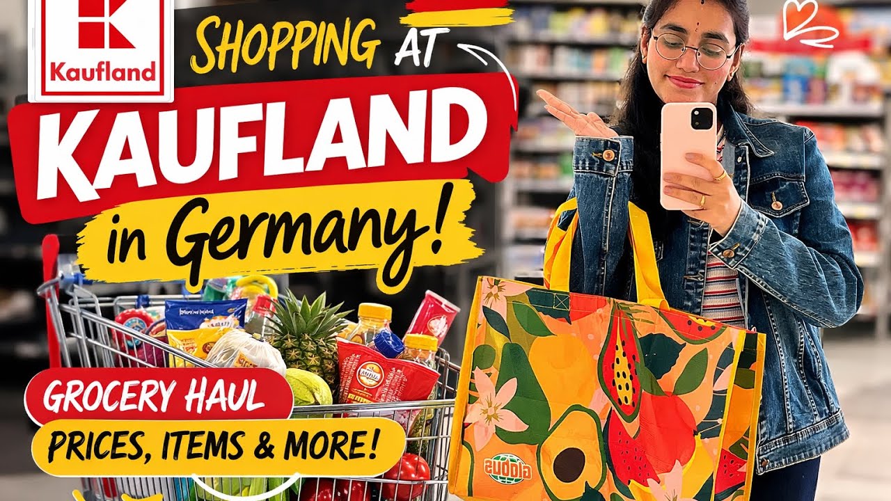 Shopping at Kaufland Germany | Indian Girl Shopping Vlog 🛒🇩🇪 Part 1
