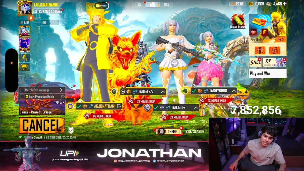 🔥Tag 40 kills 4.5 New Update😱|| Jonathan New Best Aggressive Gaming & Cluthes || #jonathangaming 🔥