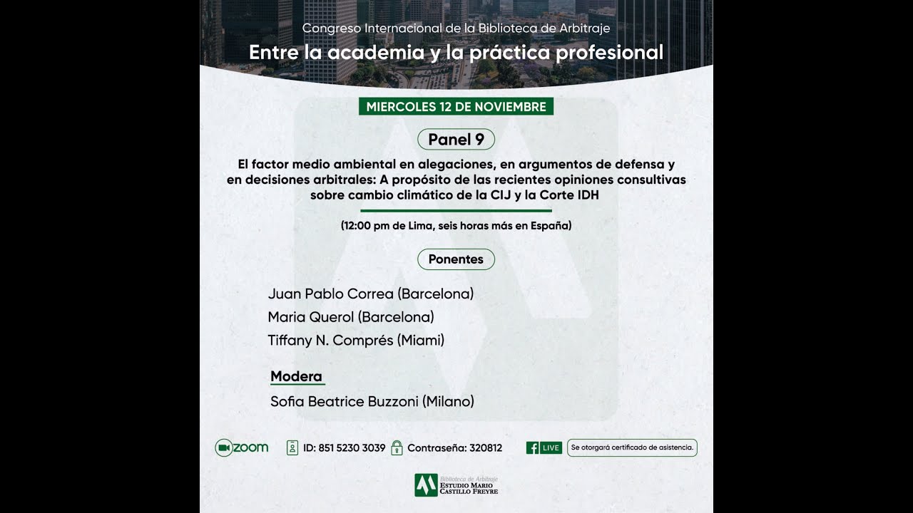 Congreso Internacional de la Biblioteca de Arbitraje 