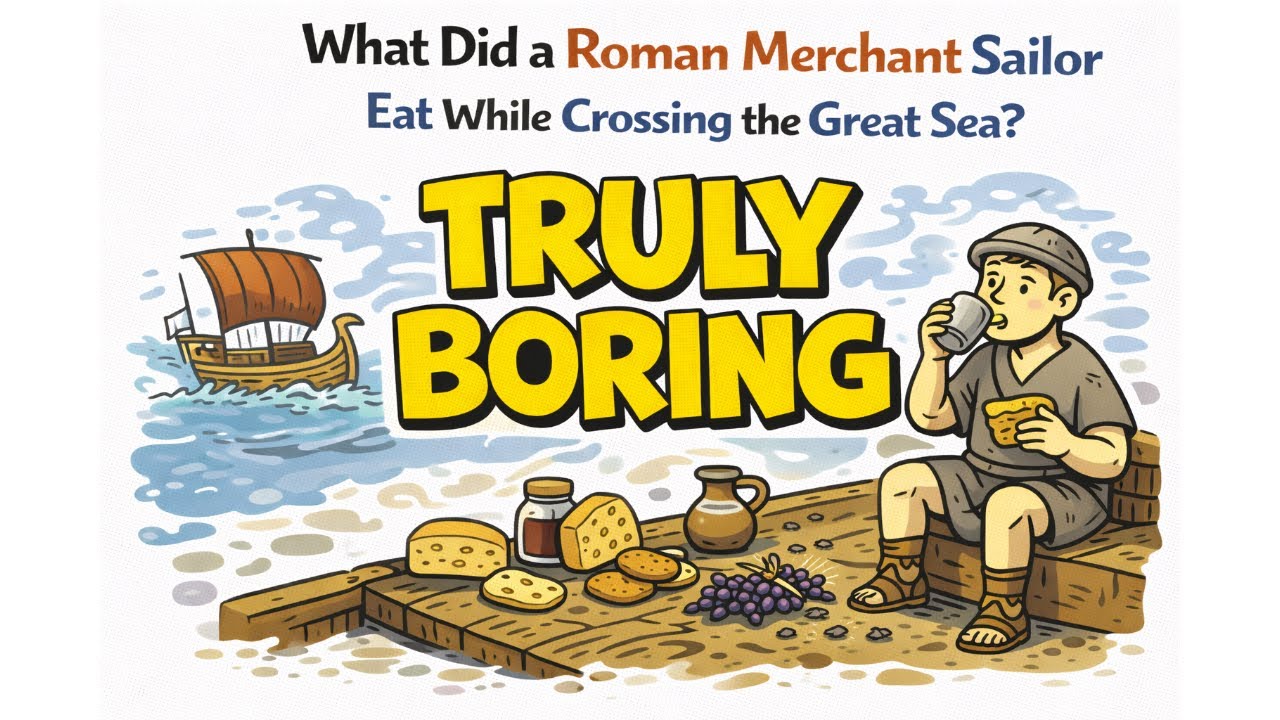 The Sleepy Historian | What Did a Roman Merchant Sailor Eat While Crossing the Great Sea?