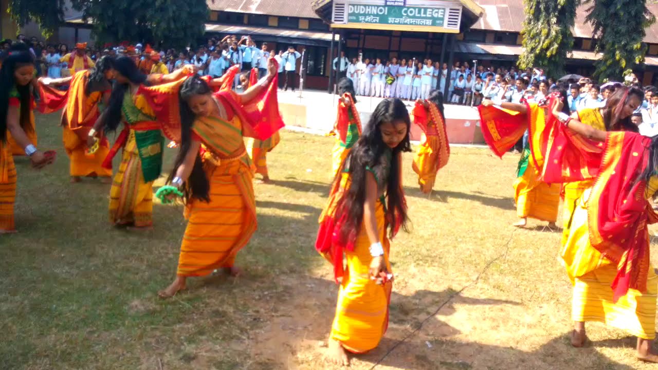 Dudhnoi College Bodo Cultural Dance Bardwi Sikhla