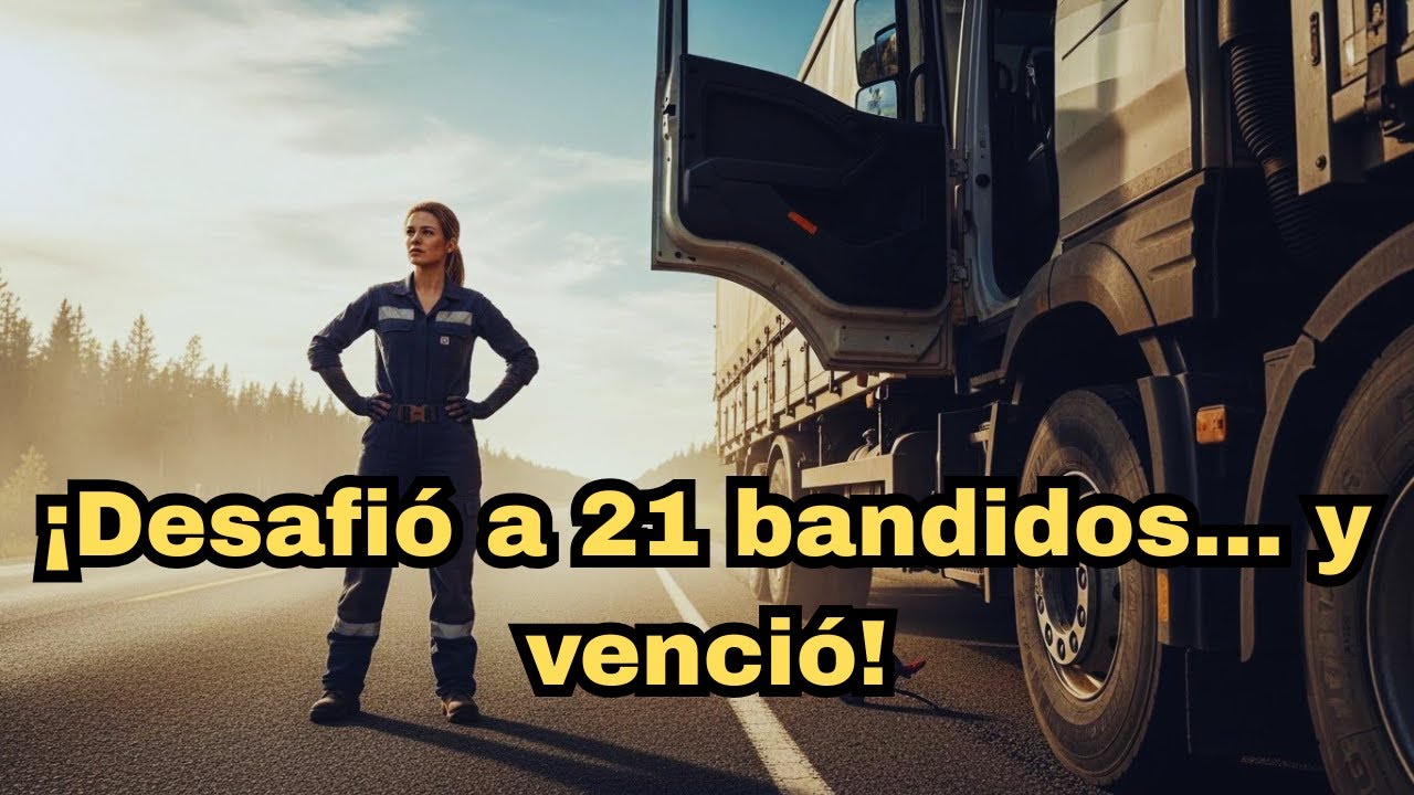 La camionera que desafió a 21 bandidos… y sobrevivió para contarlo.