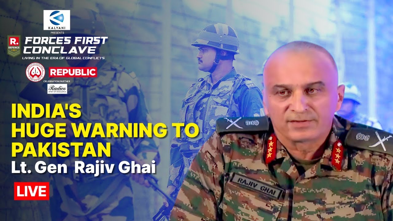 Lt Gen Rajiv Ghai LIVE On India&rsquo;s Biggest Forces First Conclave | Republic Defence | Nation First