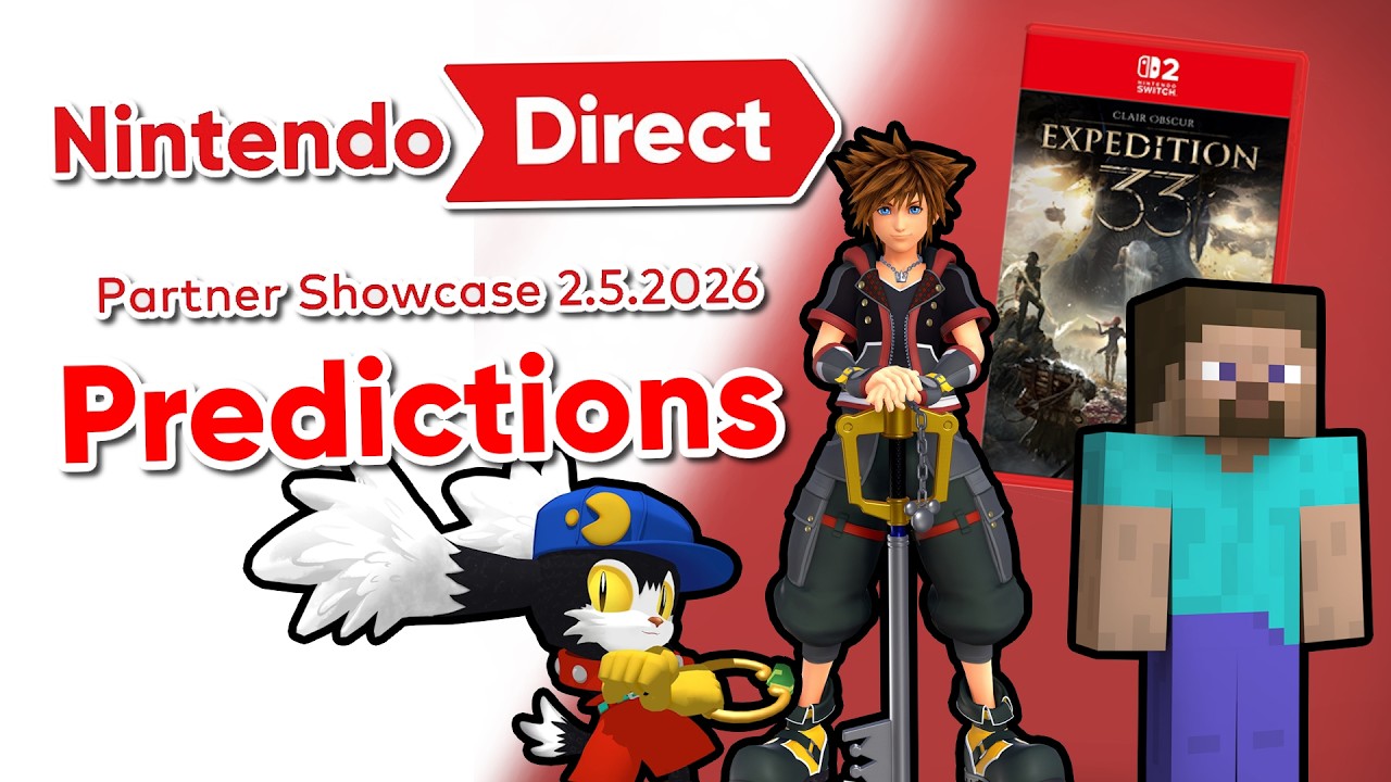 Expedition 33 & Kingdom Hearts? | Nintendo Direct: Partner Showcase February 2026 Predictions
