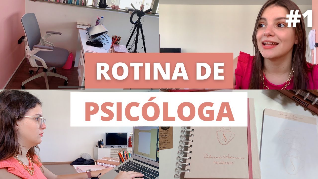 MEU DIA A DIA COMO PSICÓLOGA ATENDENDO ONLINE  - Rotina de Psicóloga #1