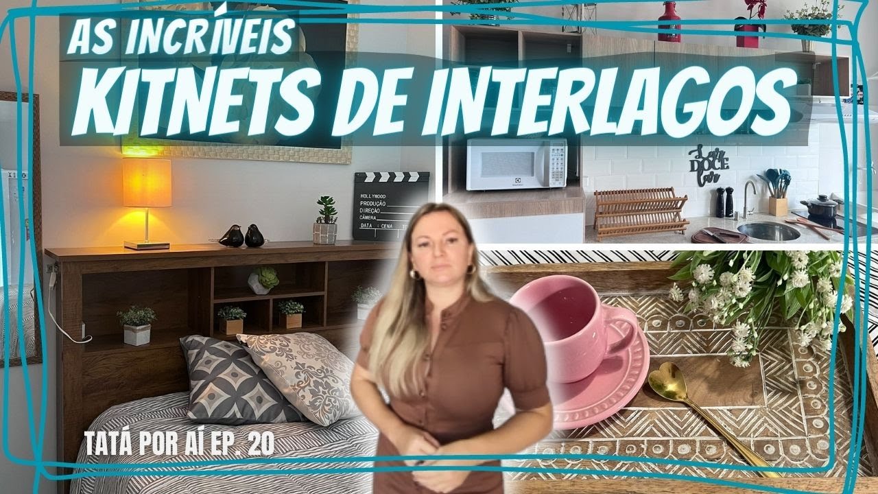 TOUR pelas Incríveis Kitnets da Lulu! - Tatá por Aí. Ep 20.