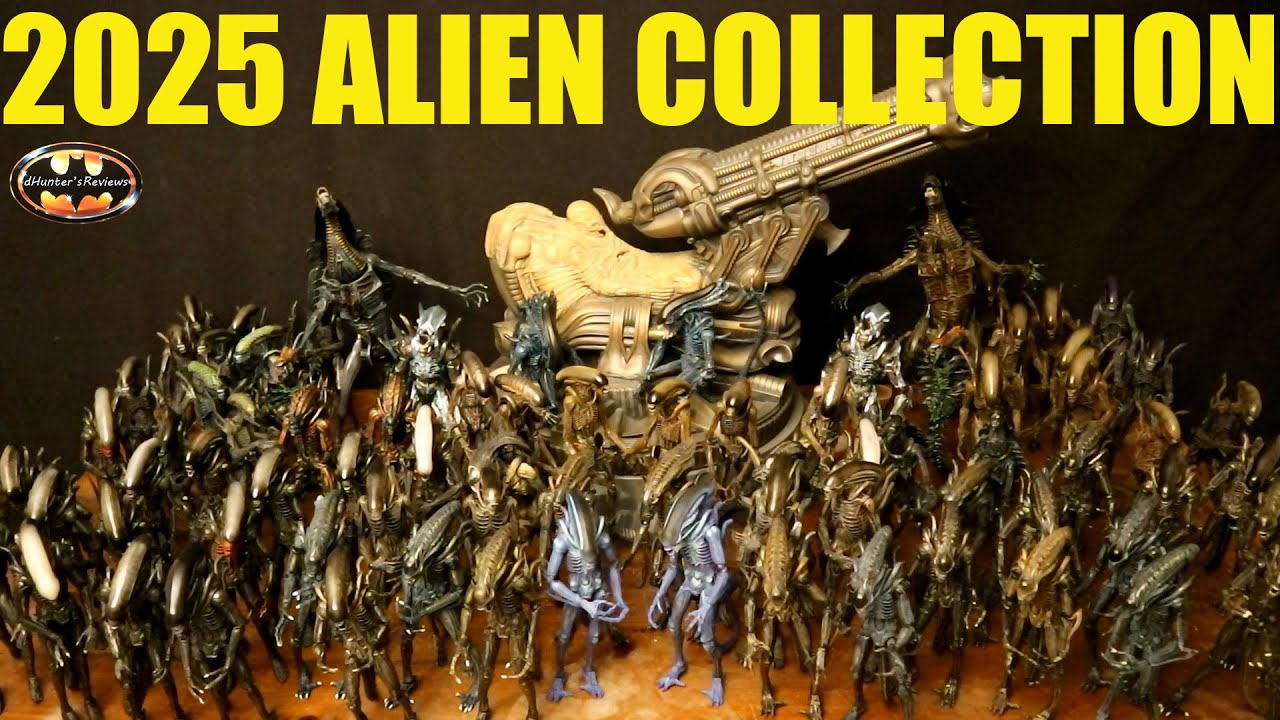 HAPPY ALIEN DAY! dHunter's 2025 Alien & Predator Collection Walkthrough Neca Army Building Custom