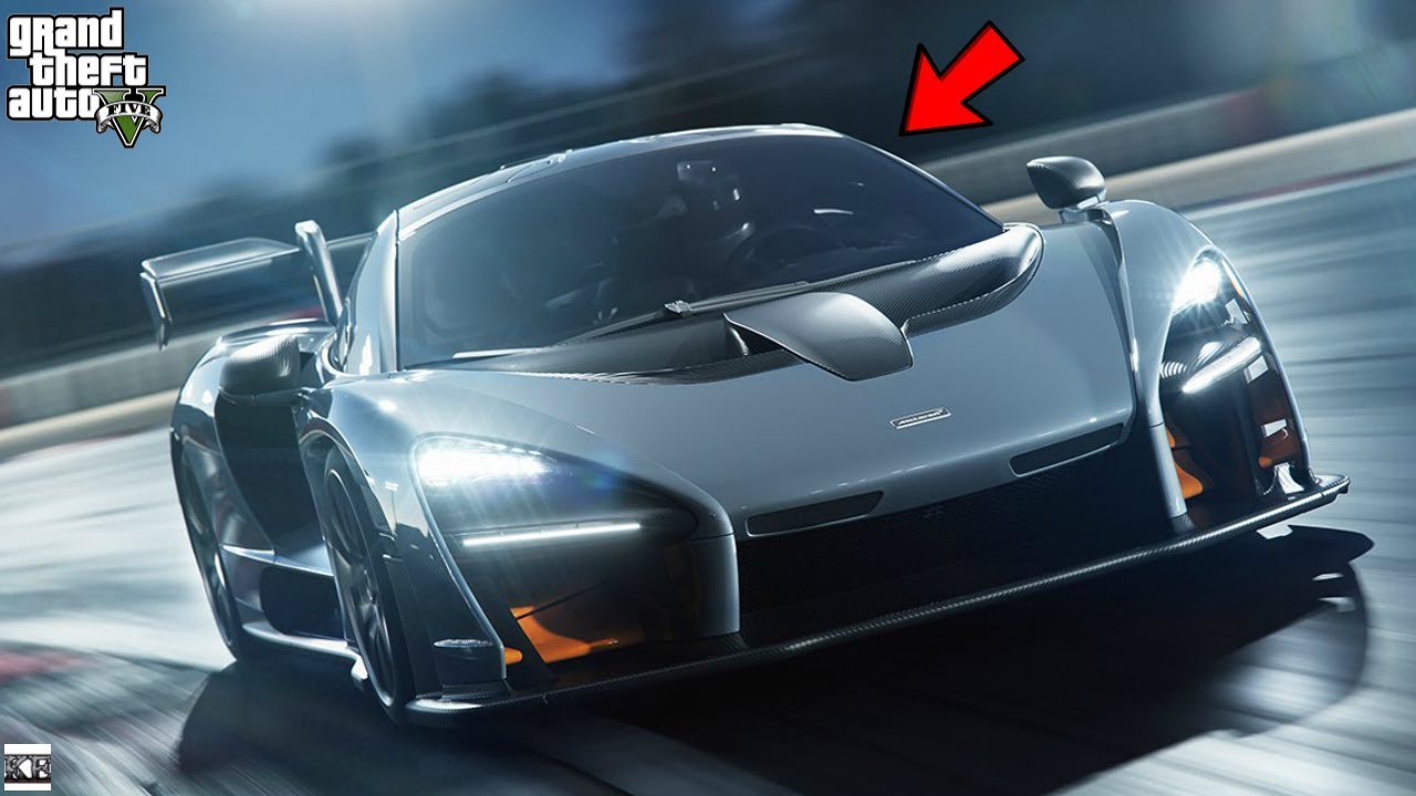 GTA 5 REAL LIFE MOD SS8#44 MCLAREN SENNA!