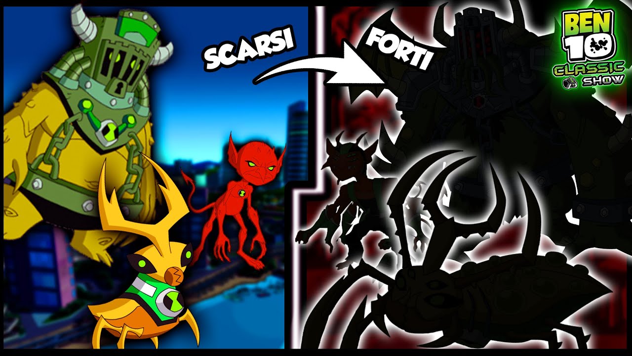 Top 10 Alieni di Ben 10 che sembrano SCARSI ma in realtà sono FORTI (ITA)
