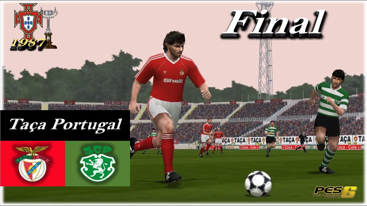 Final| Taça de Portugal 1987 | Benfica vs Sporting| PES 6