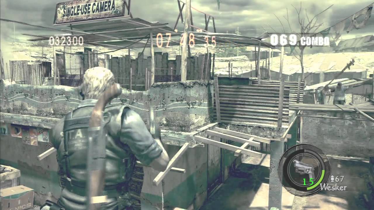 Resident Evil 5 Mercenaries 集会場 SOLO