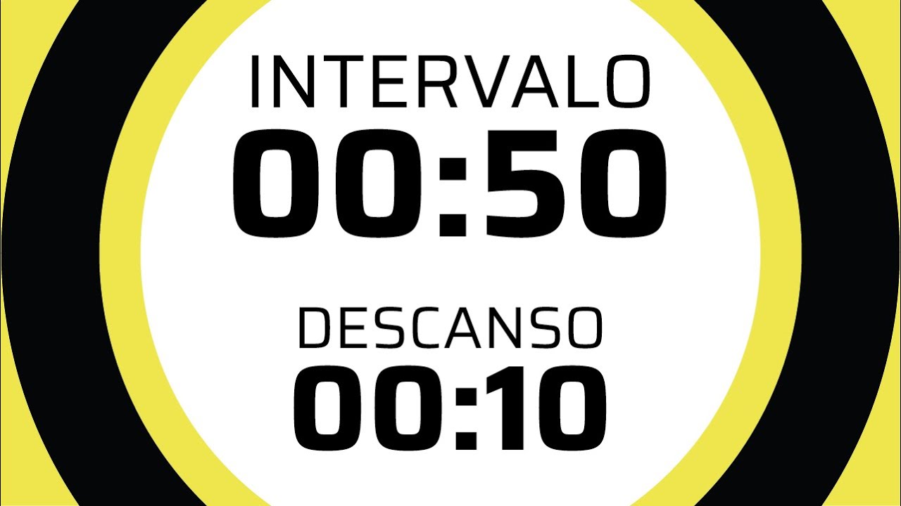 CRONOMETRO | Duración: 30 minutos | Intervalos de 50 segundos | 10 segundos de descanso | Sin música