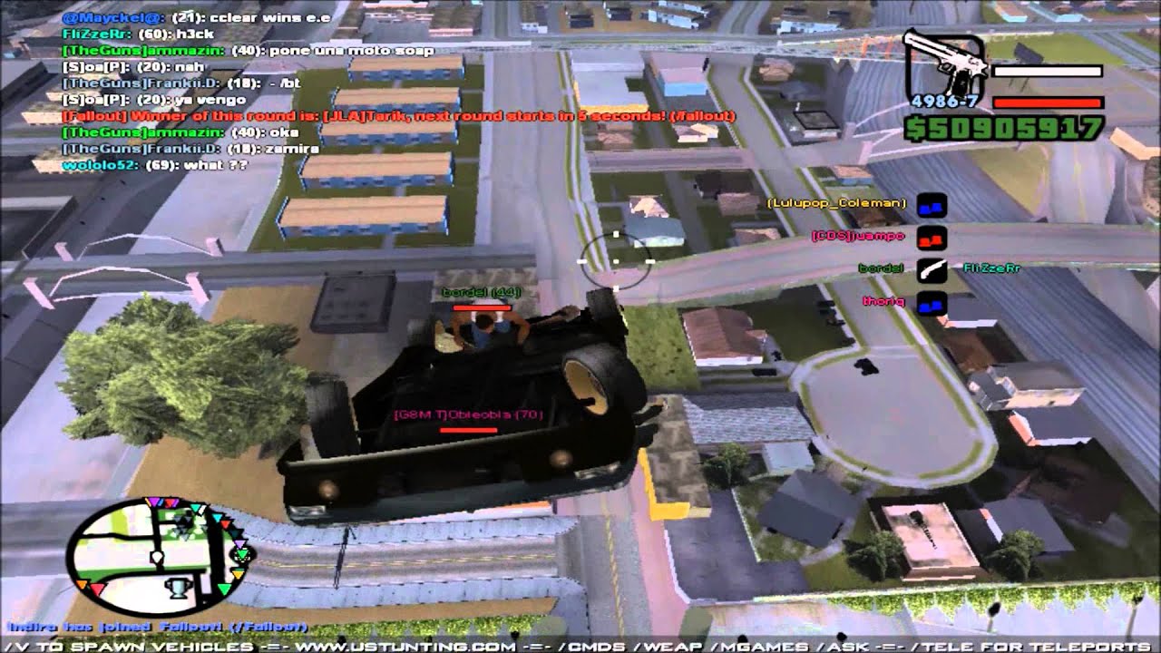 detecting cheating players GRAND THEFT AUTO SAN ANDREAS SAMP #1