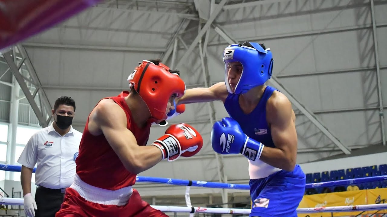 M57Kg Youth Brandon Mejia MEX vs Julius Ballo USA (PANAMERICAN QUALIFIER MEXICO CALI VALLE 2021) 