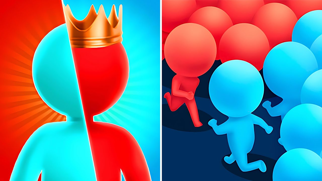 Giant Rush Vs Count Master 3D🟢🔴🟢Max Levels Walkthrough Android IOS Big Update Gameplay YT1A