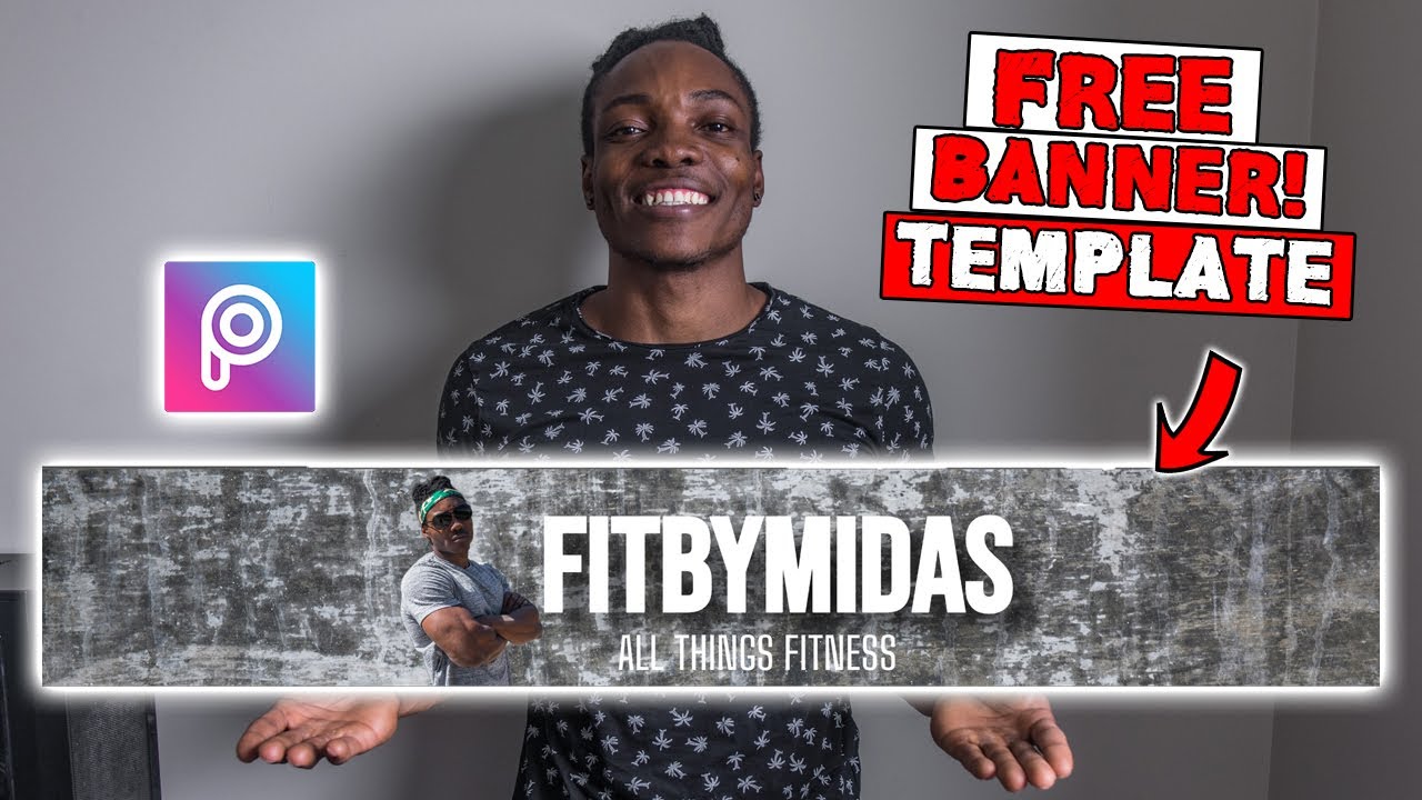 Create a FREE YouTube Banner 2021 | PICSART Tutorial