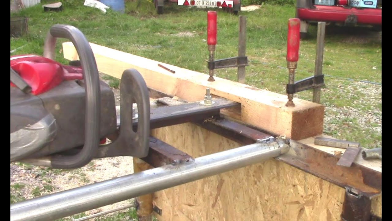 Homemade Chain Mortiser (Using Chainsaw)