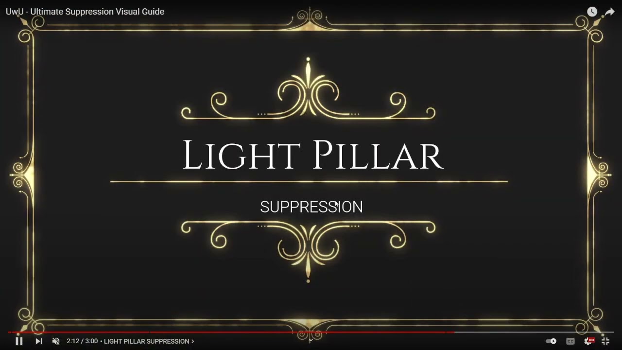 The Weapons Refrain UwU - Suppression Walkthrough/Guide