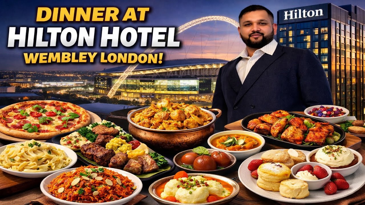 Having An Amazing Dinner Party at Hilton Wembley London | Travel for Food 🥘 🤭
