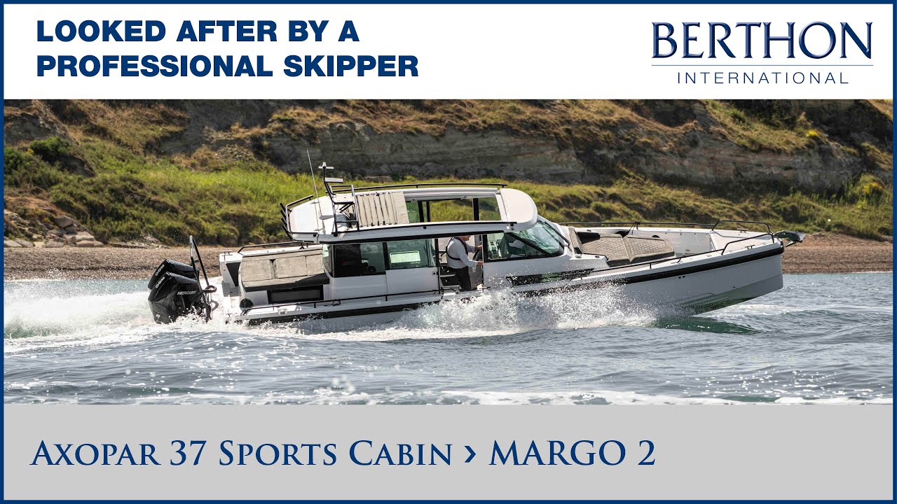 [ALREADY SOLD] Axopar 37 Sports Cabin Sea Trial - Yacht for Sale - Berthon