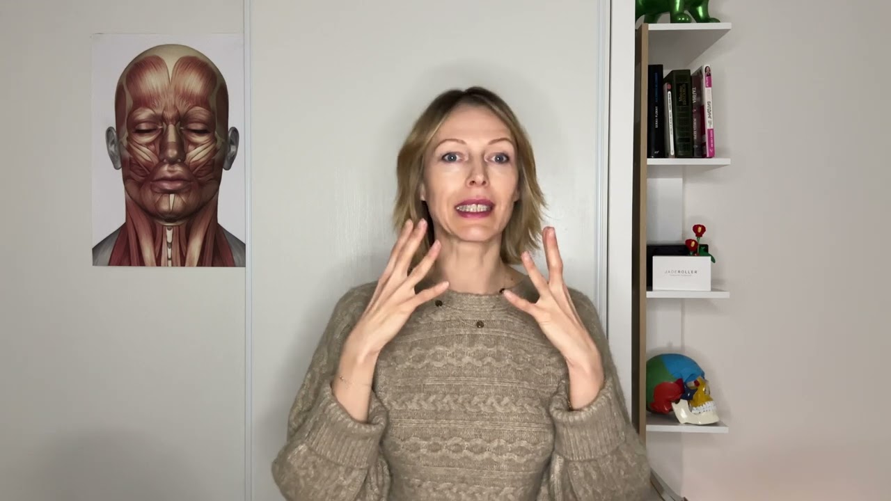 Comment remonter les coins de la bouche et le bas du visage    sans chirurgie & Yoga du visage