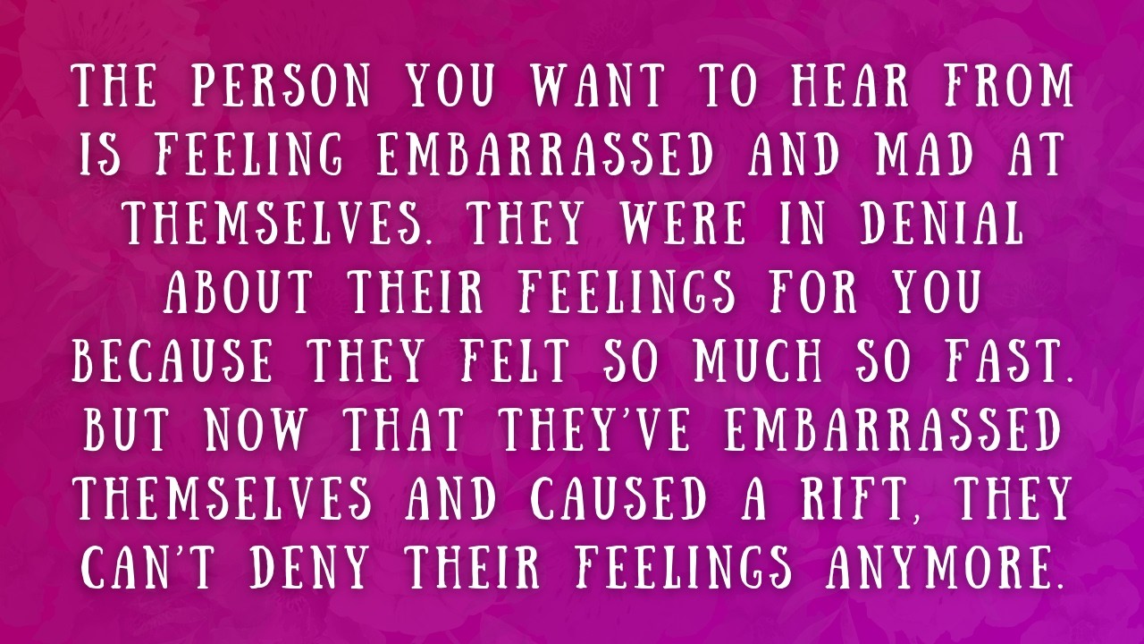 They’re overwhelmed with their situation and emotions.