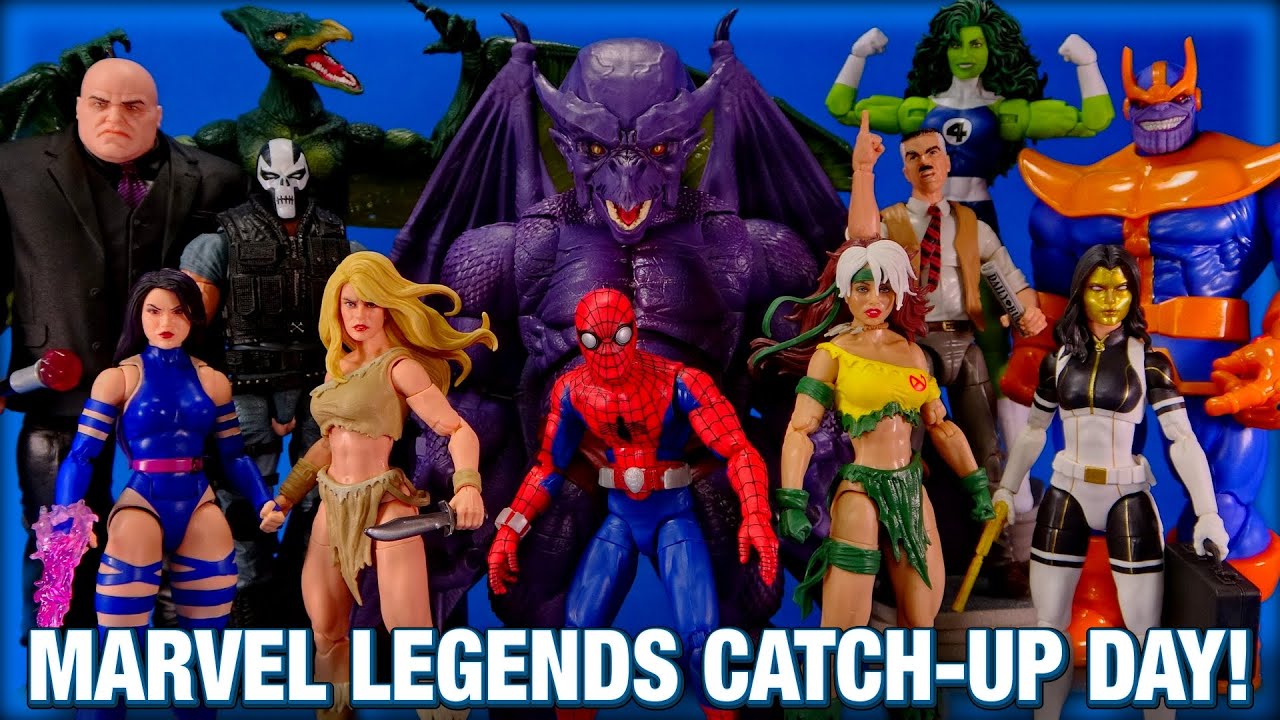 Marvel Legends Catch-Up Ramble Day! Spider-Man Fantastic Four X-Men Savage Land Captain America!