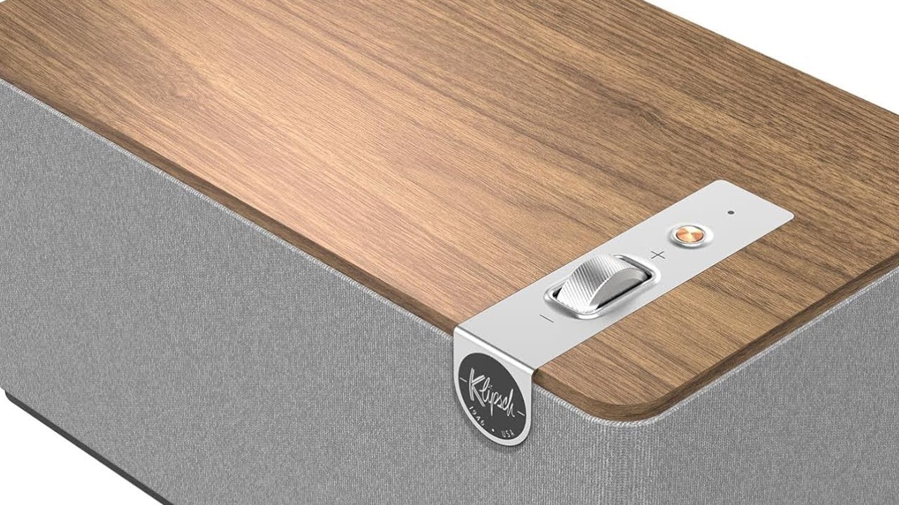 Klipsch The Three Plus Premium Bluetooth Speaker System, Walnut