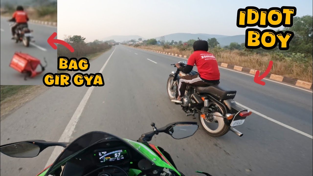 Gunga Zomato Boy Ka Bag Gir Gya 😱 Live