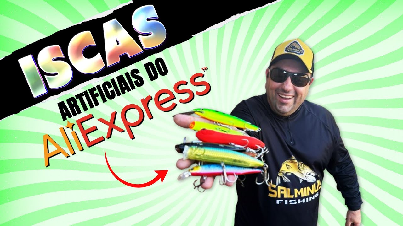 Iscas Arificiais do AliExpress - SÓ AS PREMIUM !!!