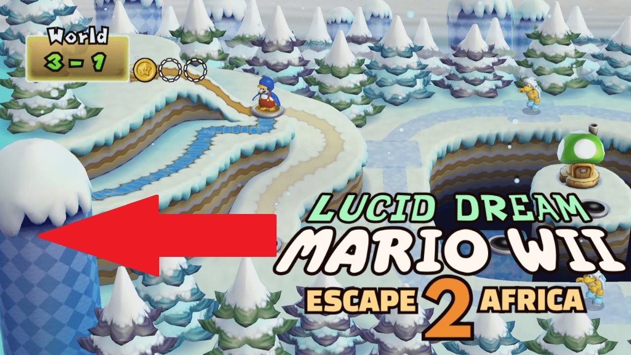 Lucid Dream MARIO WII Escape 2 Africa #9 Walkthrough 100%