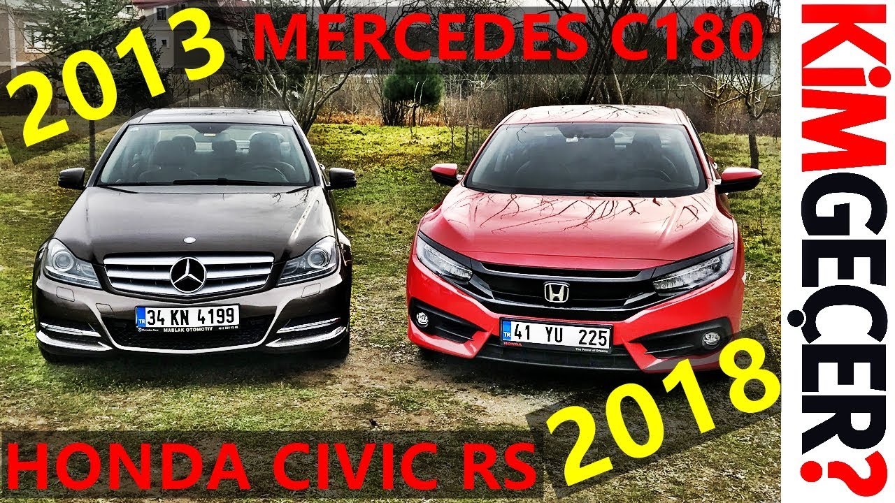 2018 Honda Civic RS mi, 2013 Mercedes C180 mi?