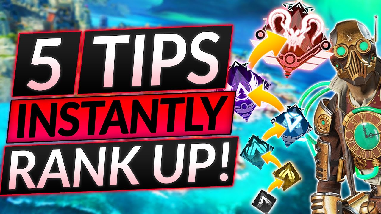 5 TIPS to RANK UP INSTANTLY - Secret Ways to ABUSE Matchmaking - Apex Legends Guide