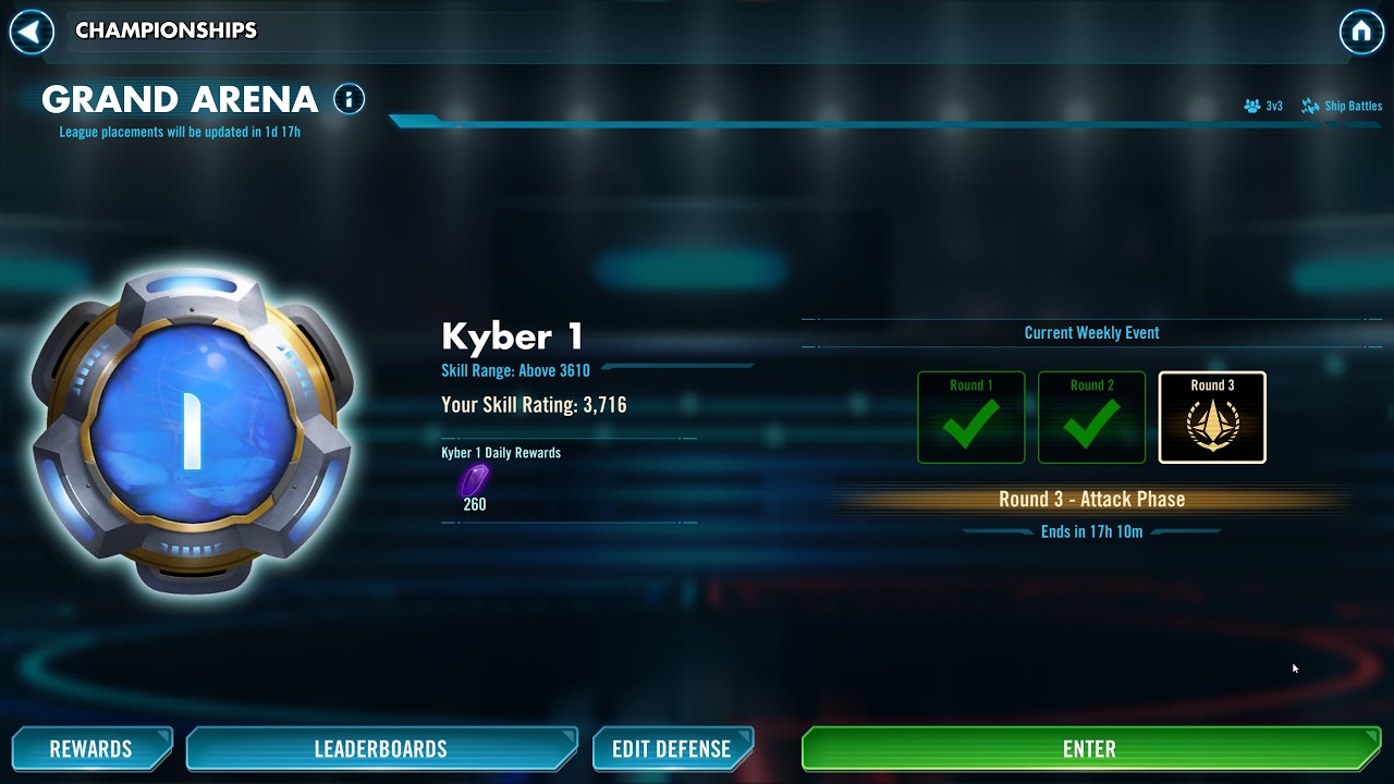 Kyber 1 3v3 Grand Arena Championship Round: How did I even get here?