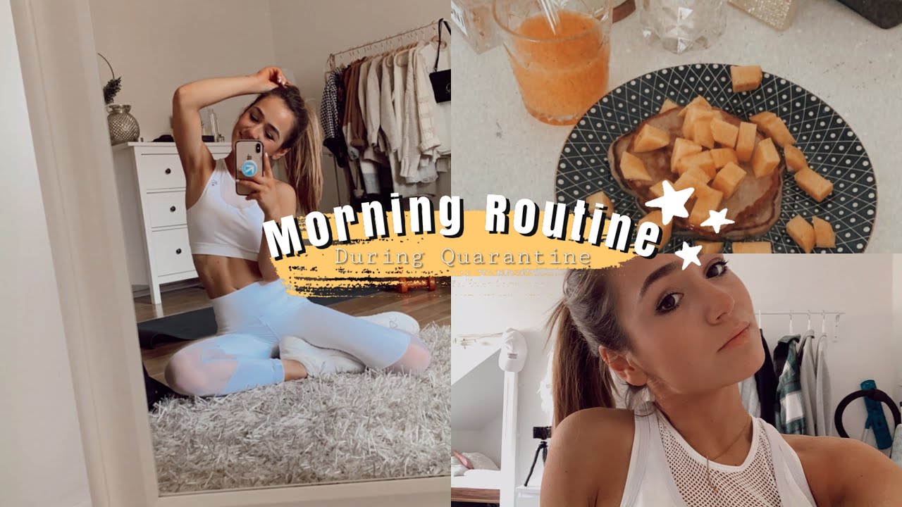 REALISTISCHE MORGENROUTINE in der QUARANTÄNE ▹Zaramiraa ♡