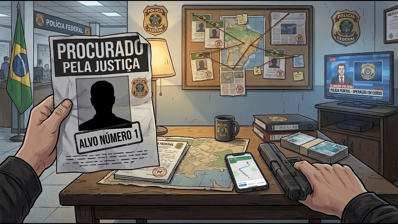 POV: Você é o CRIMINOSO mais PROCURADO do BRASIL
