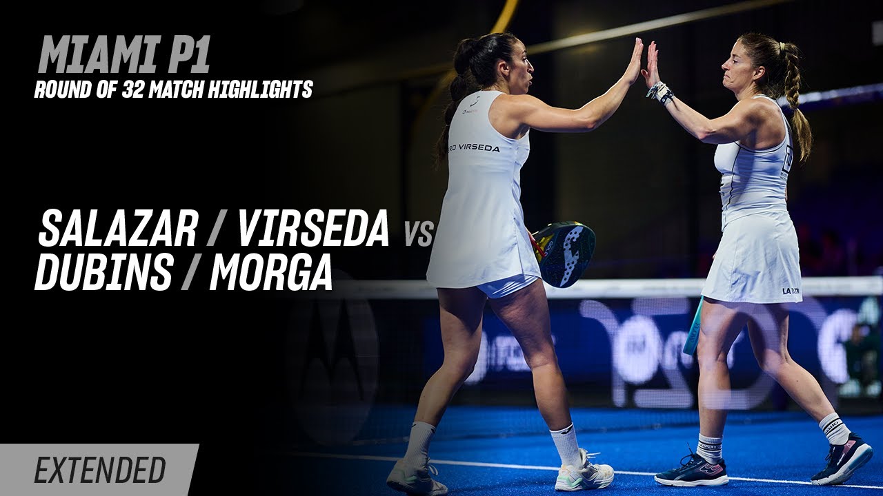 Miami Premier Padel P1 🇺🇸🎾 Salazar / Virseda vs. Dubins / Morga (R32 Highlight)