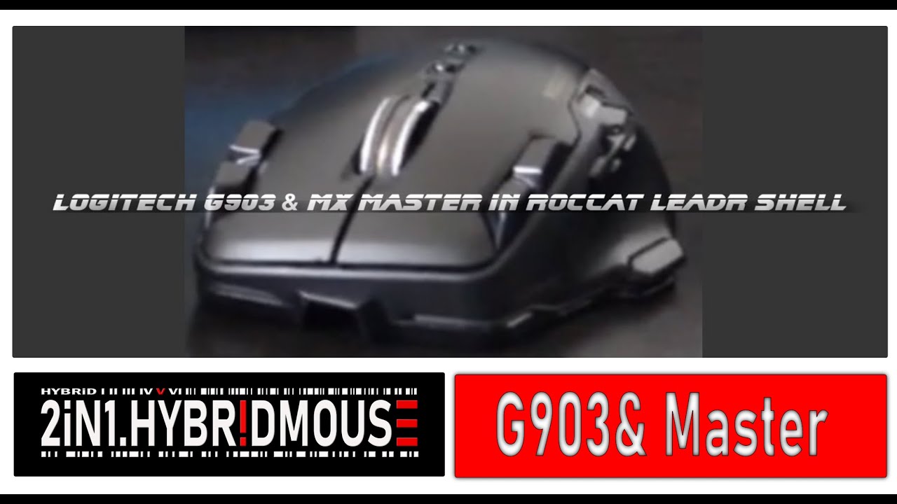 2IN1: Logitech Mx Master & G903 with wireless Charging - HybridMouse#1