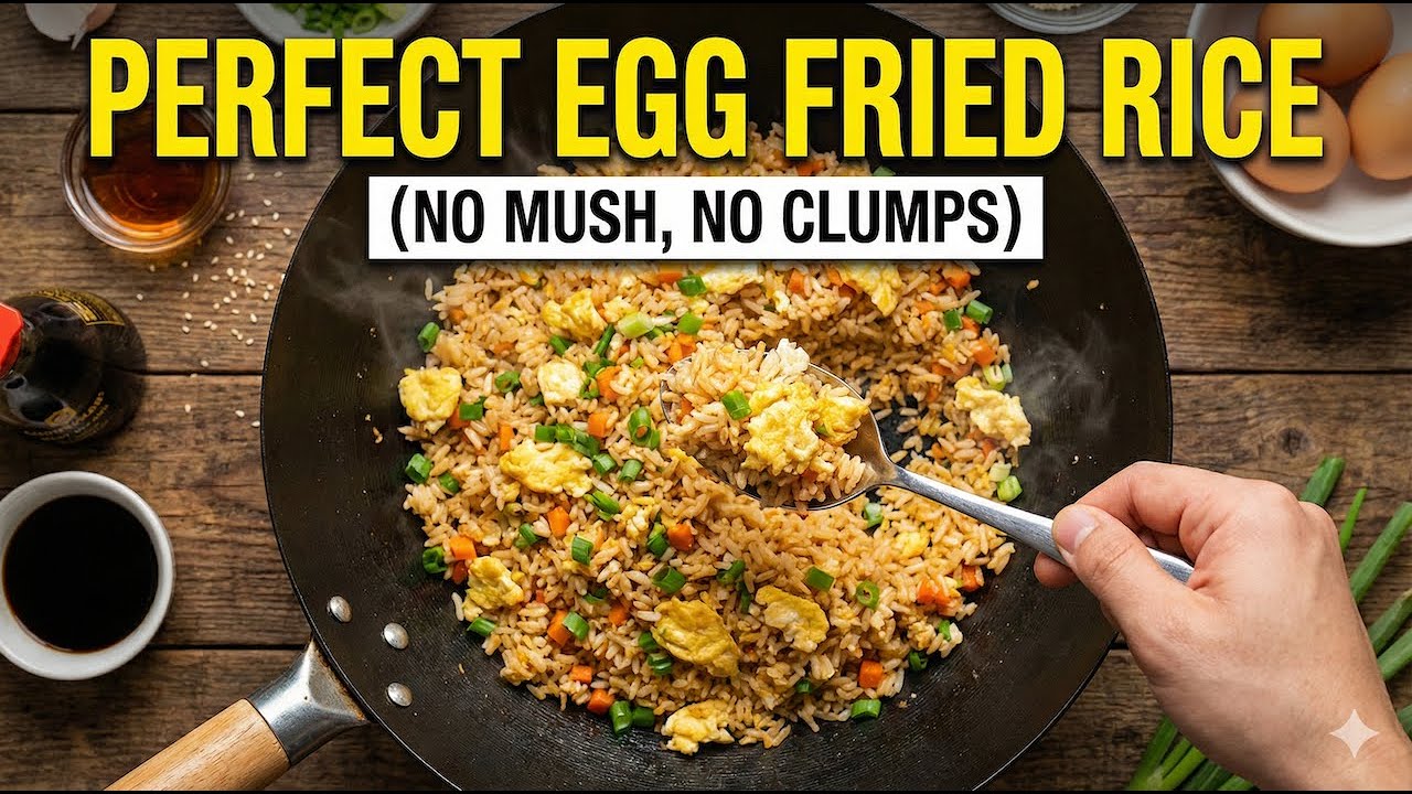 Perfect Egg Fried Rice (No Mush, No Clumps)