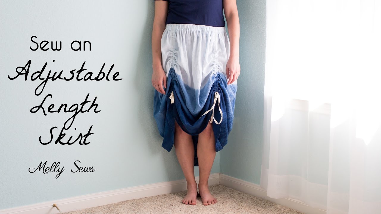 Sew an Adjustable Length Skirt