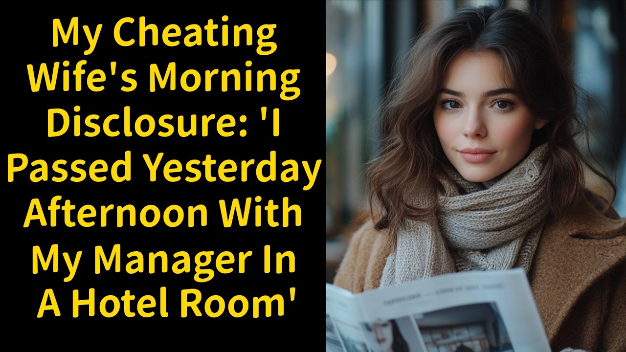 My Cheating Wife's Morning Disclosure: 'I Passed Yesterday Afternoon With My Manager In A Hotel Room